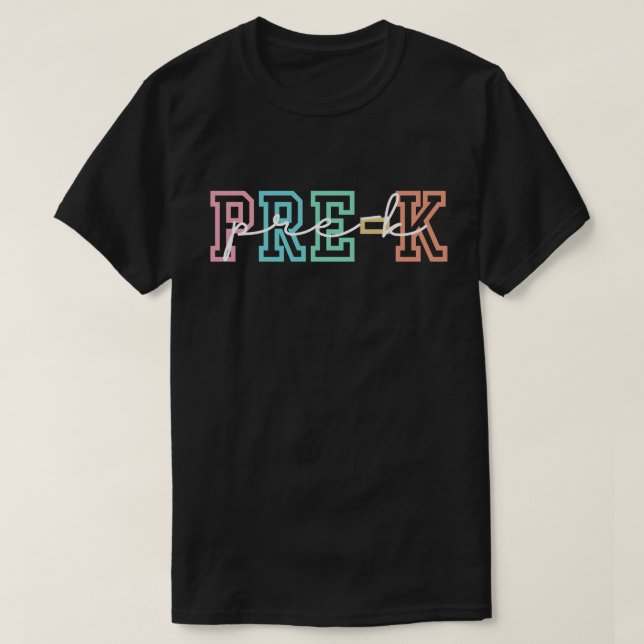 Pre-K Tröja för lärare, Pre-K Squad, Preschool Cre (Design framsida)