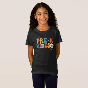 Pre-K Vibes Groovy Design T Shirt