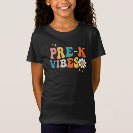 Pre-K Vibes Groovy Design T Shirt