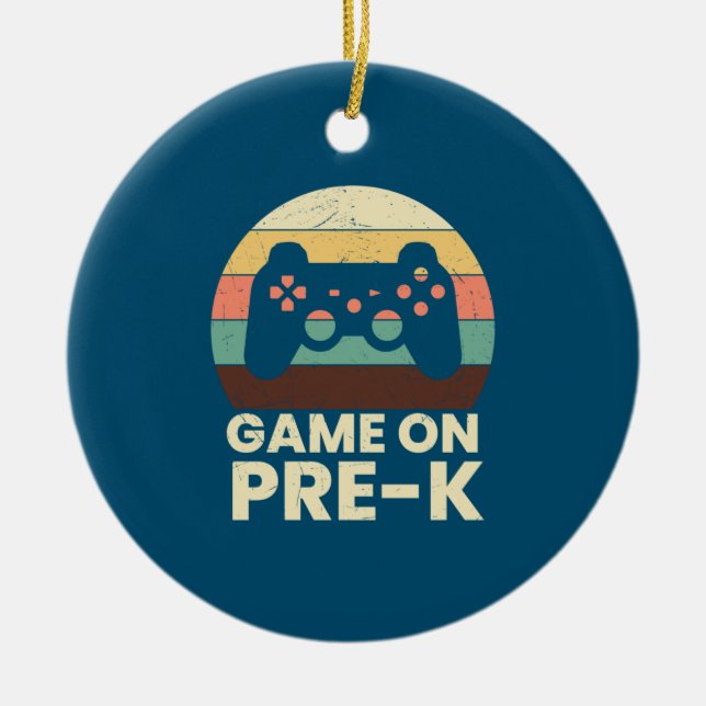 Pre Kindergarten spel på Pre Kindergarten Julgransprydnad Keramik (Framsidan)