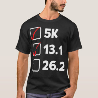 Pre Marathon Checklist Funny Running  T Shirt