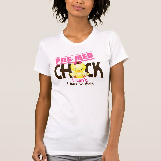 Pre-Med chick 1 T-shirt (Framsida)