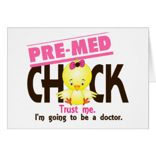 Pre-Med chick 3 Hälsningskort