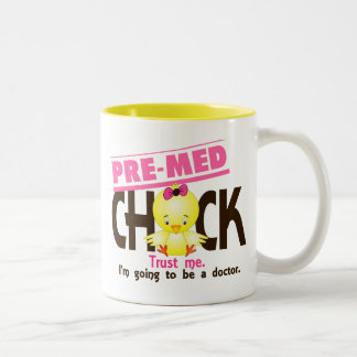 Pre-Med chick 3 Två-Tonad Mugg