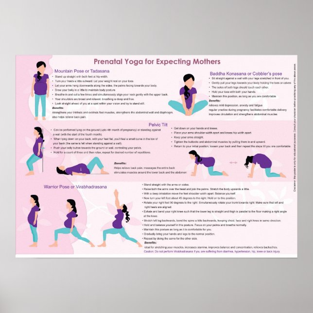 Pre Natal Yoga Poster (Framsidan)