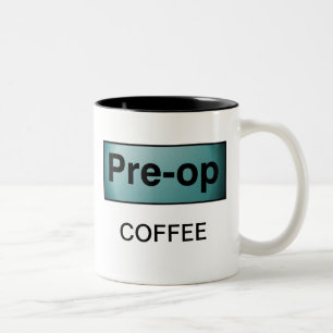 PRE--OPKAFFE Två-Tonad MUGG
