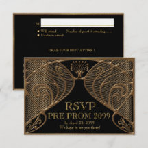 PRE PROM OSA, Underbarare Gatsby, guld på svart