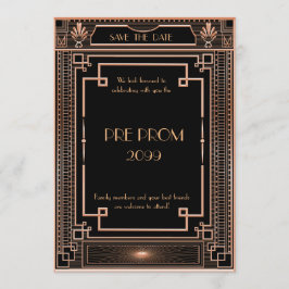 Pre-PromJunior, Underbar Gatsby, Guld,svart Spara Datumet