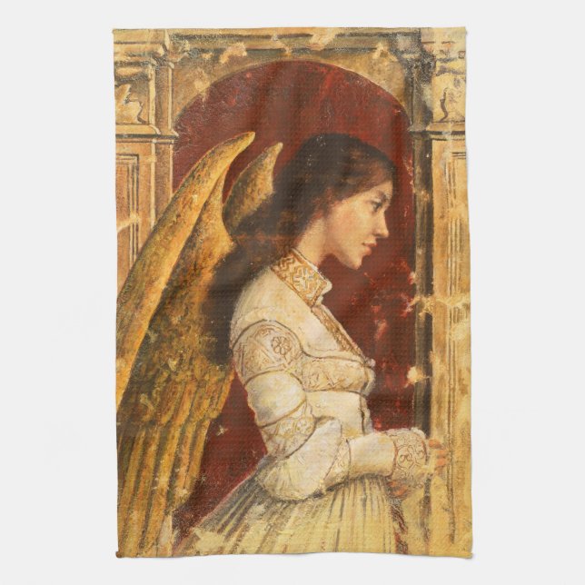 Pre-Raphaelite Angel Kitchen Towel Kökshandduk (Vertikal)