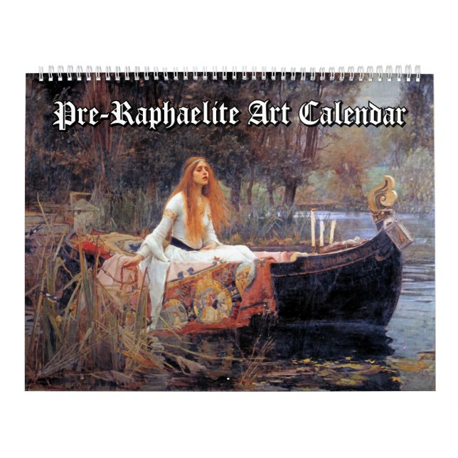 Pre-Raphaelite Art Kalender (Omslag)
