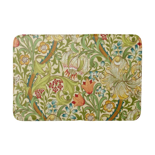 Pre-Raphaelite för William Morris guld- Badrumsmatta (Framsidan)