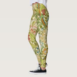 Pre-Raphaelite för William Morris guld- Leggings