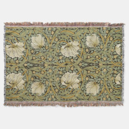 Pre-Raphaelite för William Morris Pimpernelvintage Filt