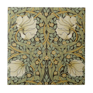 Pre-Raphaelite för William Morris Pimpernelvintage Kakelplatta