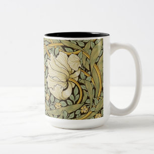 Pre-Raphaelite för William Morris Pimpernelvintage Två-Tonad Mugg
