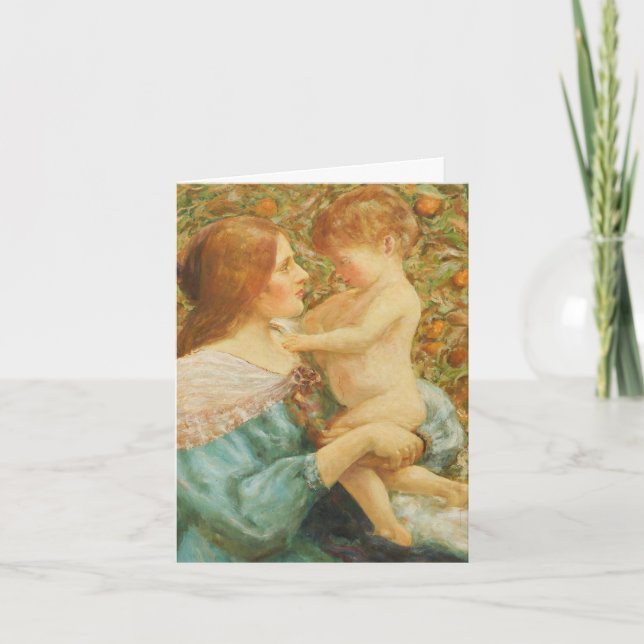 Pre-Raphaelite Mors Dags presentkort Kort (Framsida)