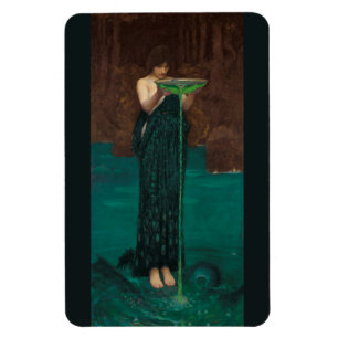 Pre-Raphaelitemålning vid waterhousen Magnet