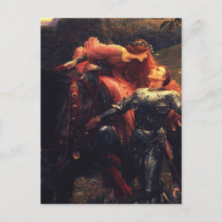 Pre Raphaelites - La Belle Dame Sans Merci Vykort