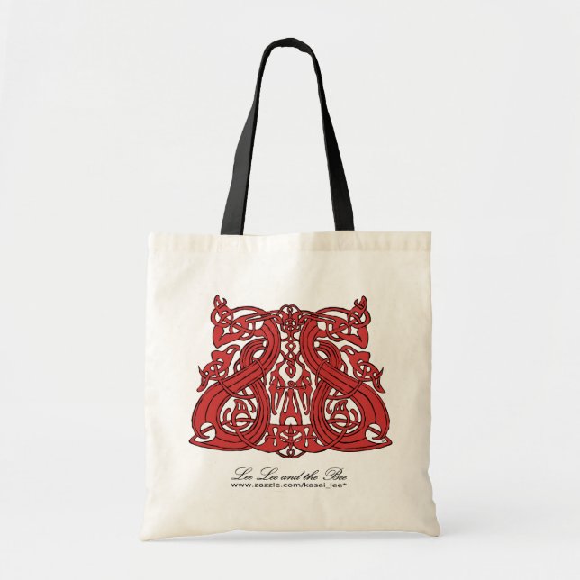 Pre röda Viking, shopping bag Tygkasse (Framsidan)