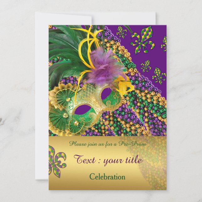 "pre studentbalinbjudan", "maskerad", inbjudningar (Framsida)