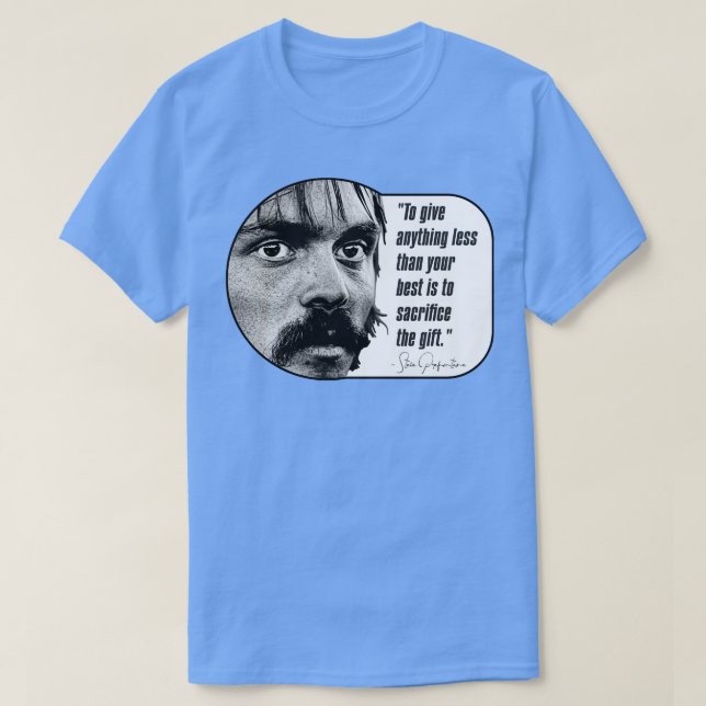 PRE till Ge allt mindre pågående citattecken för m T Shirt (Design framsida)