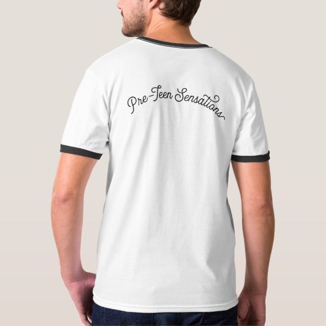 Pre-Tonåring förnimmelseRinger unisex- T T Shirt (Baksida)