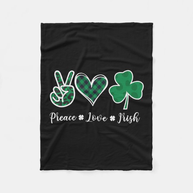 Preace Kärlek Irish Fleecefilt (Framsidan)