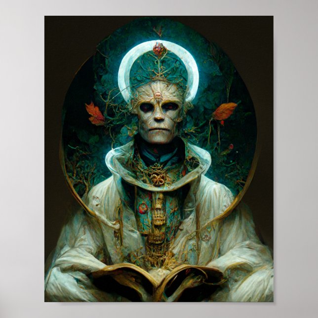 Preacher Fantasy Sci-Fi Art Poster (Framsidan)