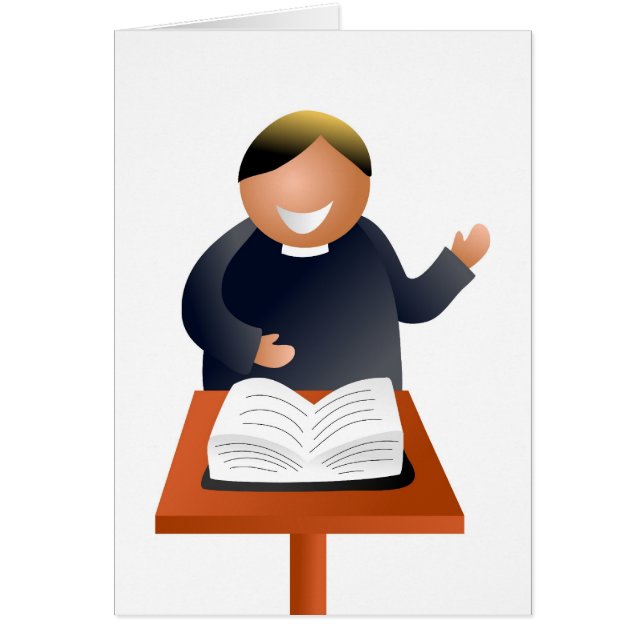 Preacher Hälsningskort (Framsidan)