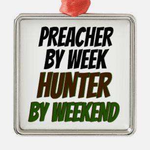 Preacher Hunter Julgransprydnad Metall