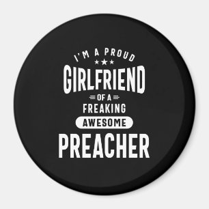 Preacher Job Title Tee Manar Womens Magnet
