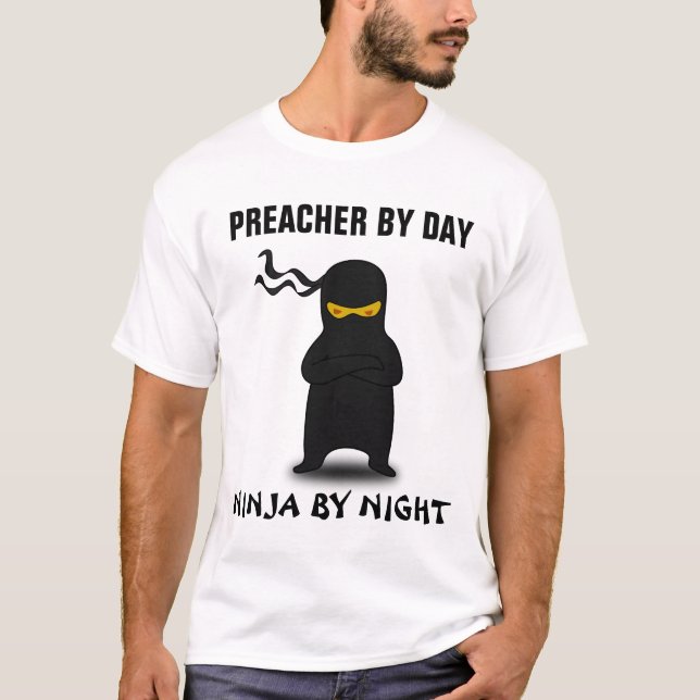 PreacherpastorT-tröja Tee Shirt (Framsida)