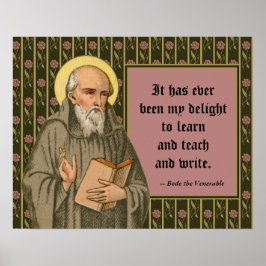 Preaching of the Venerable Bede (P 008; Offert) Poster