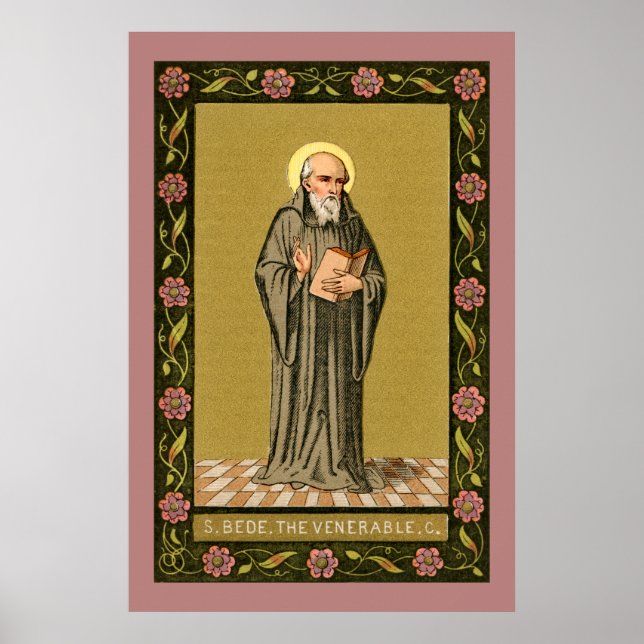 Preaching of the Venerable Bede (P 008) Poster (Framsidan)