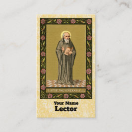 Preaching of the Venerable Bede (P 008) Visitkort