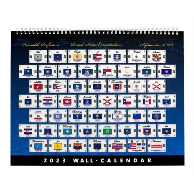 Preamble Perfection 2023 Wall Calendar Kalender (Omslag)