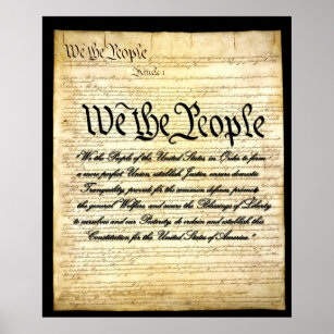 Preamble United Stater Poster