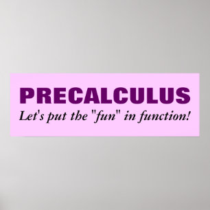 Precalculus Poster