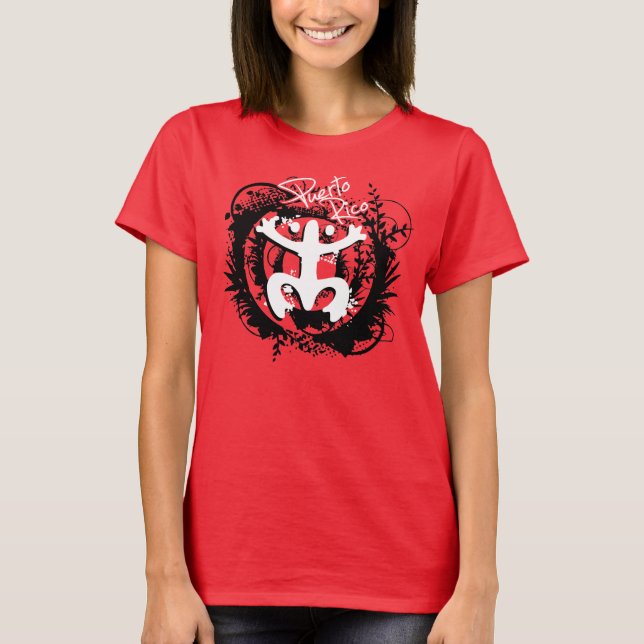 Precioso diseño del coqui taino. tee (Framsida)