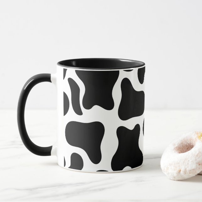 Precioso patrón de vaca  mugg (Med munk)