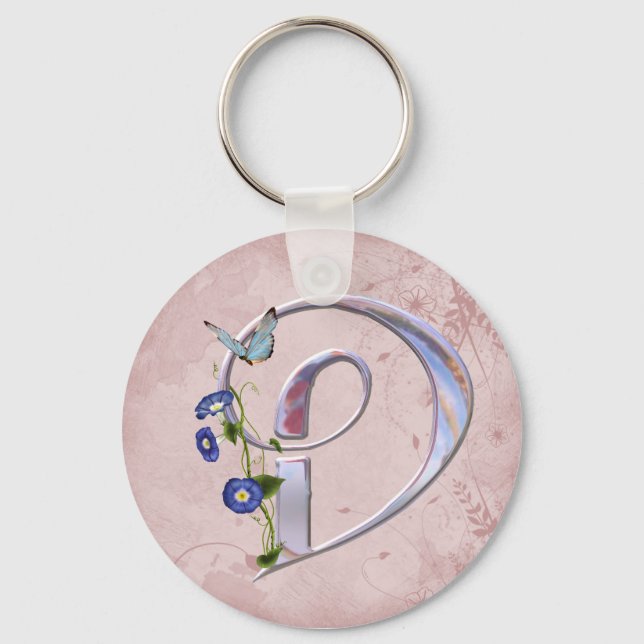 Precious Butterfly Initial D Nyckelring (Framsida)