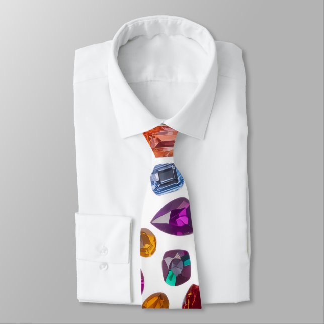 Precious Gems - Men's Custom Necktie Slips (Bunden)