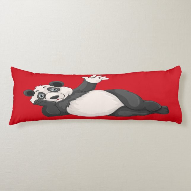 Precious Panda Body Pillow Kroppskudde (Framsidan)