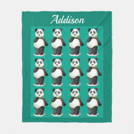 Precious Panda Flkanaler Blanket Fleecefilt