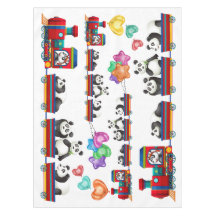 Precious Panda Tablecloth - Bord Cover