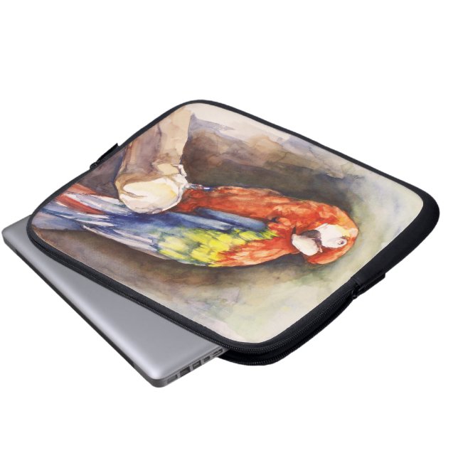 Precious Parrot Electronics Bag Laptop Sleeve (Framre botten)