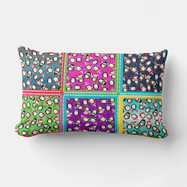 Precious Penguins Lumbar Pillow Lumbarkudde (Framsida)