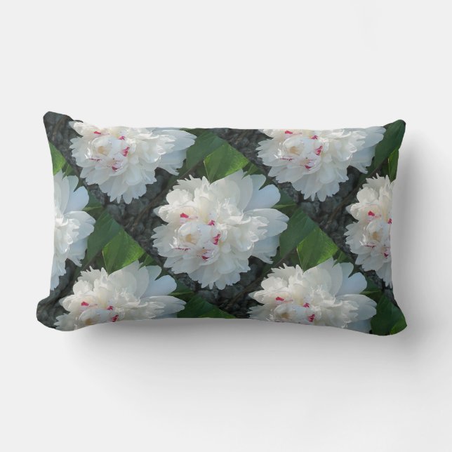Precious Peony Lumbar Pillow Lumbarkudde (Framsida)
