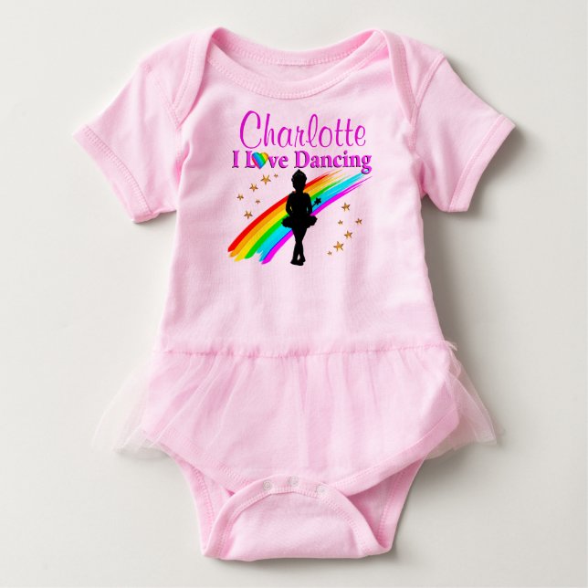 PRECIOUS PERSONLIG BALLERINA TUTU T SHIRT (Framsida)