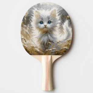 Precious White Kitten Pingisracket